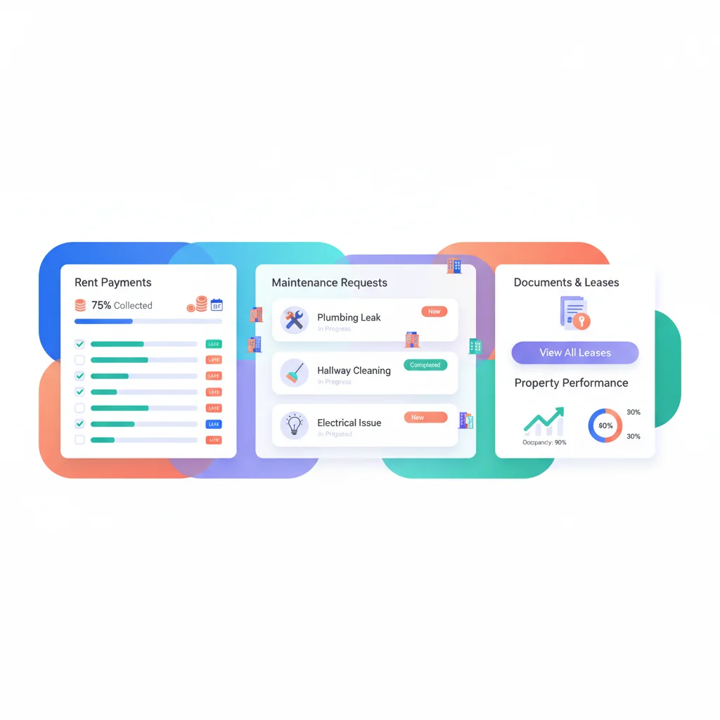 Customer Portal for Property Management — portal dashboard concept