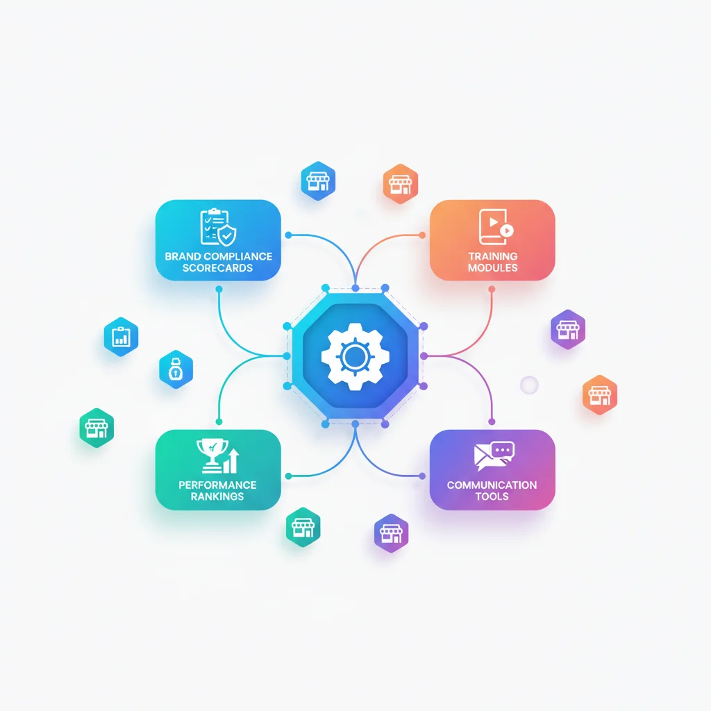 Franchise Portals — portal dashboard concept