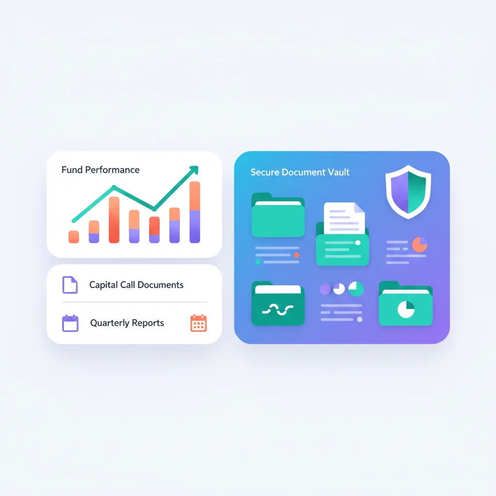 Investor Portals — portal dashboard concept